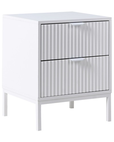 Table chevet 2 tiroirs - de,
