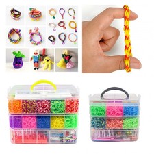 Ensemble de bracelets élastiques, kits de fabrication de bracelets à tisser,