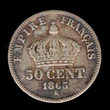 50 Centimes Napoléon III