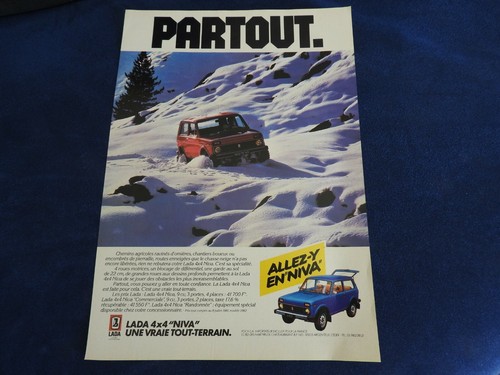 Publicité automobile lada - publicité,