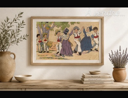 Peinture sur carton farandole - sur,