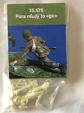 Maquette model, 1/35 Resicast resin figures Uk Para soldier X1, war, WW2