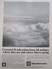8/1972 PUB DELCO ELECTRONICS GM CAROUSEL IV INERTIAL NAVIGATION EQUIPMENT AD