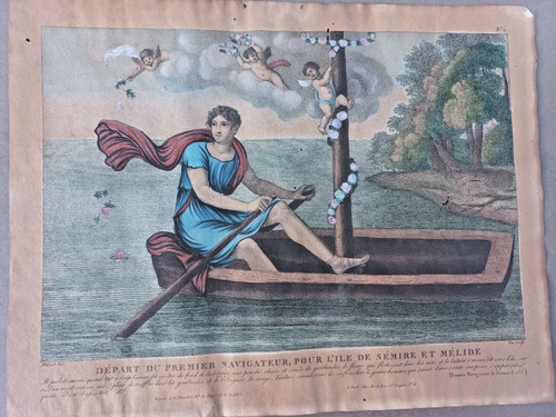 Aquatinte 19ème départ - aquatinte, 18/19ème