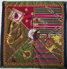 - Foulard  PIERRE BALMAIN  polyester vintage scarf  78 x 80 cm
