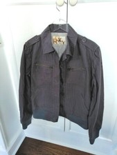 VESTE NEUVE ROXY QUICKSILVER TAILLE 40 - L MANTEAU FEMME BLOUSON NEUF COTON GRIS