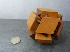 sculpture art plolyédrique moderne, casse tête ?  , vintage   (CH12)