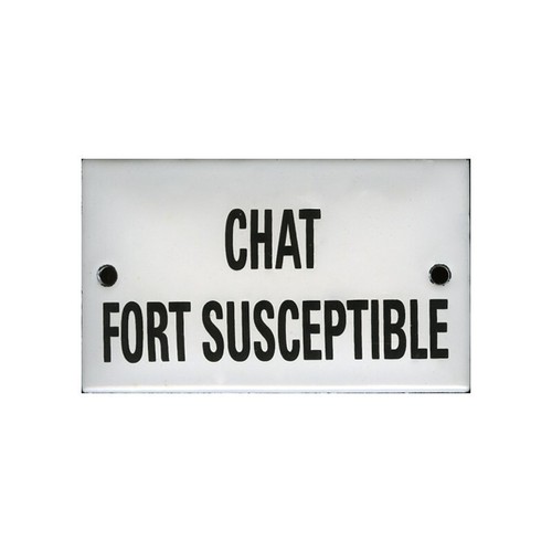 Plaque humoristique