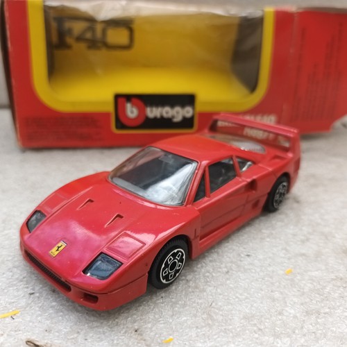 Burago ferrari f40 1987 - ferrari,