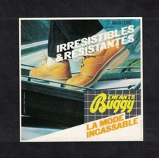 Autocollant / Sticker vintage chaussures enfants Buggy