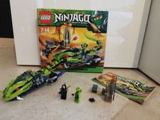 LEGO Ninjago 9447 La moto serpent de Lasha 2011 Complet Figurines Notices Boîte