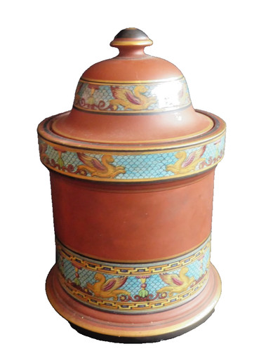 Pot tabac terre cuite - terre,