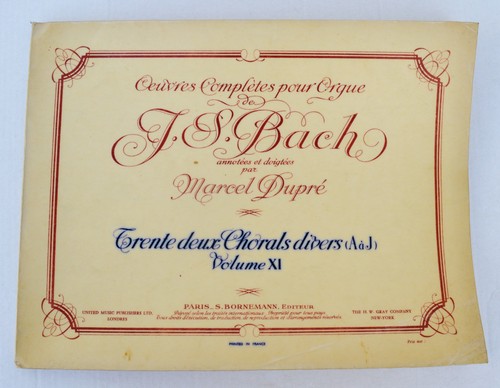 Bach œuvres - s., →