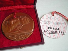 RARE médaille Bronze MONACO -