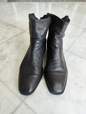 Bottines cuir noir vachette