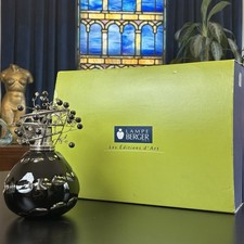 Vtg lampe berger - lampe, noire