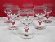 6 Verres à Eau cristal de  Baccarat époque art-déco 1920 - 2 lots disponibles