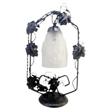Lampe de table Art Déco française en vigne Noverdy, 1930