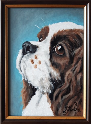 Peinture huile cavalier - à, l'huile