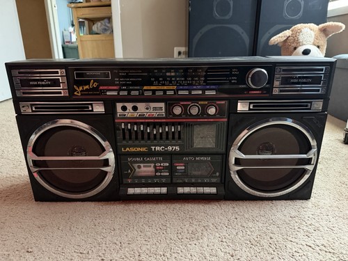 Lasonic trc 975 boombox - lasonic, black