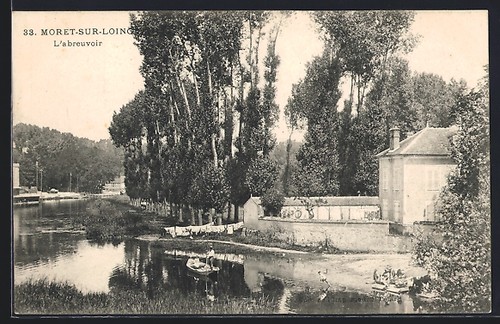 Cpa moret sur loing - cpa, moret-sur-loing