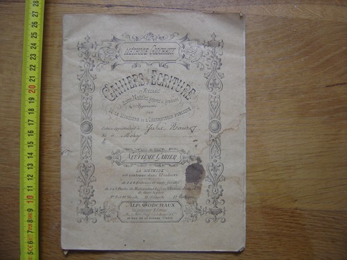 1891 cahier ecriture - cahier, methode