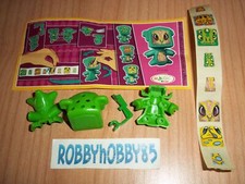 FT038 Robot Vert + BPZ (Autocollants Sans Code) Kinder Surprise Italie 2013/2014