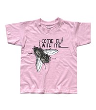 T-Shirt Enfant COME FLY WITH ME Mosca Fly Frank Sinatra Vintage
