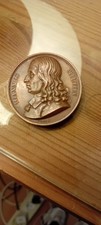 Rare Medaille Joannes Milton Cours De Piano 1864 Cuivre Signée Vivier
