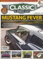 CLASSIC and SPORTSCAR 12/2007 MUSTANG MONTEVERDI HAI BMW S7 LOTUS 26 & 47 