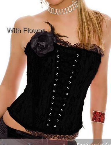 Corset bustier noir soirée - 40,