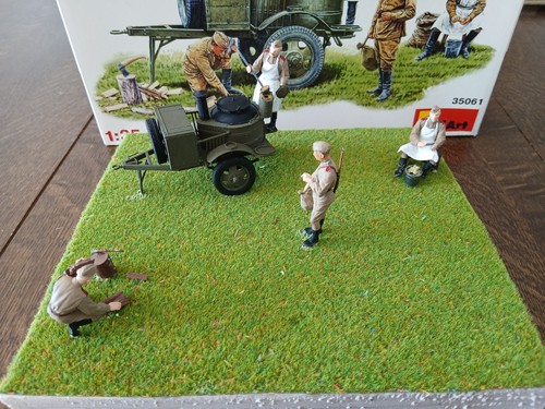 Diorama soviet field kitchen - soviet,