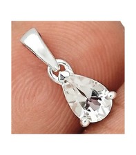 Pendentif Pierre naturelle Pétalite facettée KC15