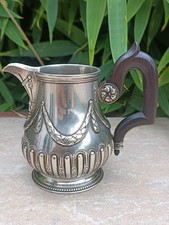  Pot à Lait Crémier en Argent Massif Orf. Leon Lapar Poinçon Minerve XIXeme