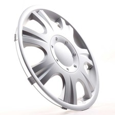 4x Enjoliveurs de jante 13 pouces Couvre-roues "Ibiza" silber pour Chrysler Fiat