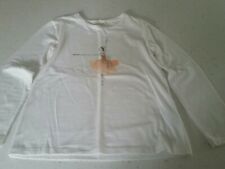 ZARA Haut fille L/S taille 8 ans 128 ballerine imprimé 3D net tutu, très bon état 