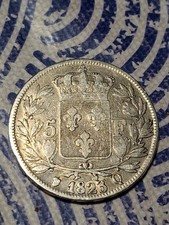 5 Francs Louis XVIII  1823 Q 