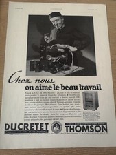Publicité de Presse 1935
