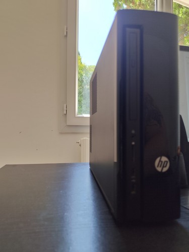 Bureau noir amd - pc, de