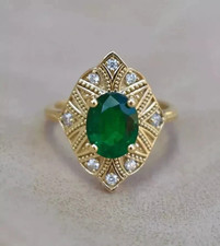 2 Ct Bague Jonc Simulée