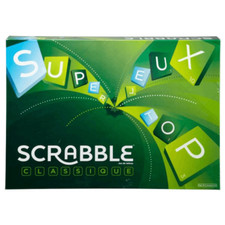 Scrabble Classique, Jeu de Société et de Lettres, Version Française, Y9593