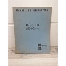 Chrysler 160 180 2Litres- Revue technique Origine - Talbot Simca PT-2778