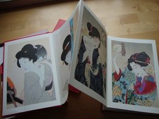 FEMMES CELEBREES ESTAMPE BALCOU BIJIN-GA LEPORELLO LIVRE ACCORDEON HUTAMARO