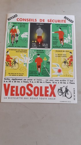 Buvard velosolex cycle - velosolex,,
