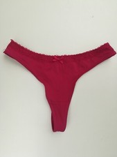string S dentelle rouge lingerie vêtement jeune femme sexy 36