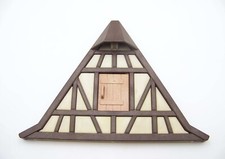 PLAYMOBIL (L3153) MOYEN-AGE - Façade Toit Maison Colombage 3442 3443 Vintage