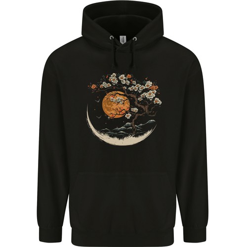Style japonais arbre sur une - style,