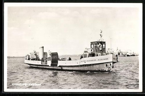 Carte postale rozenburg ferry - rozenburg,,