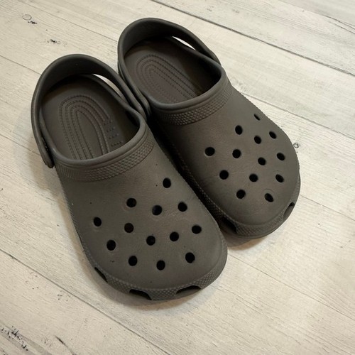 Crocs unisex grey slip shoe - unisex,
