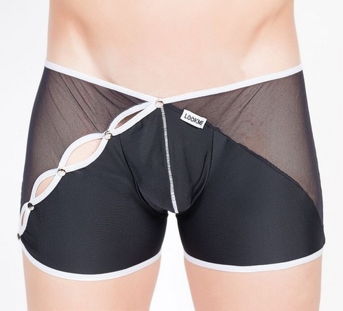 Boxer noir homme microfibre - noir,